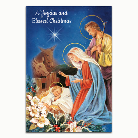 Boxed Cards: A Joyous and Blessed Christmas