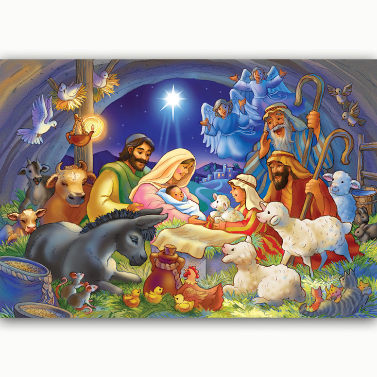 Baby in a Manger: 100Pc Puzzle