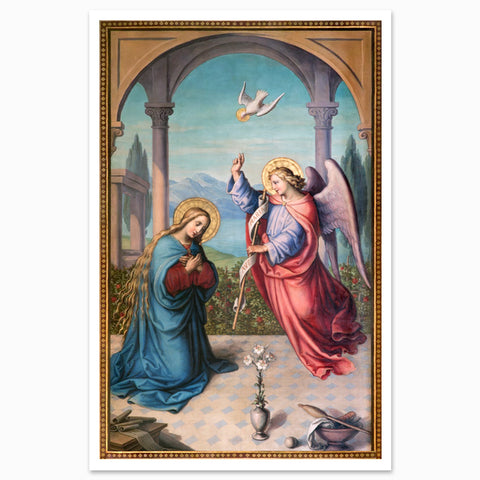 Annunciation/Angelus prayer card