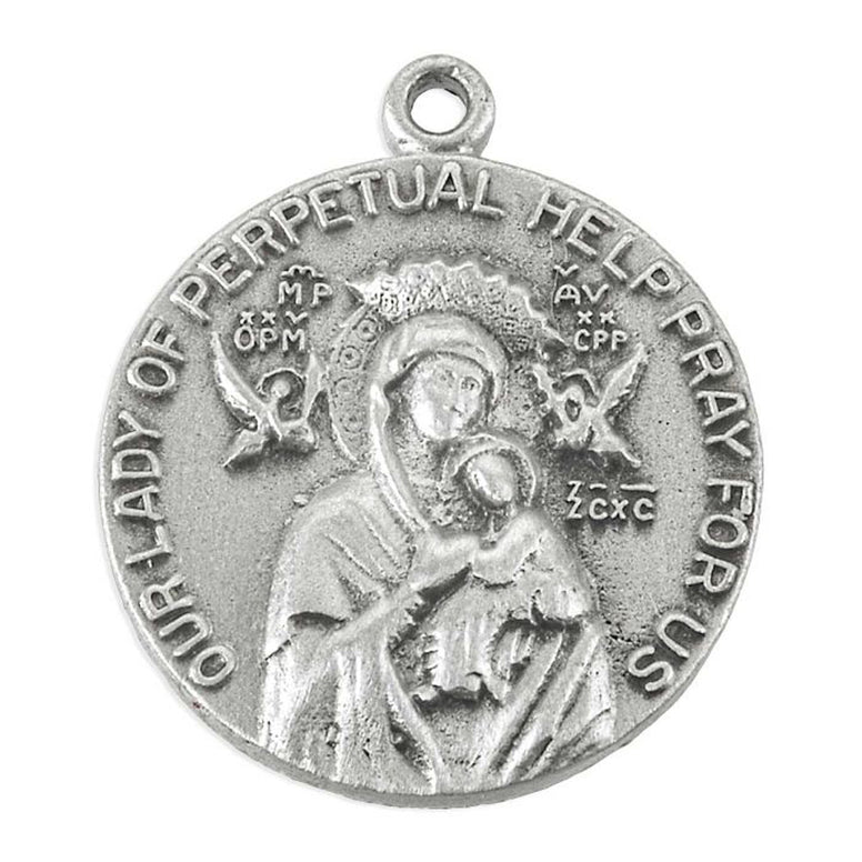 Our Lady of Perpetual Help Pewter Medal