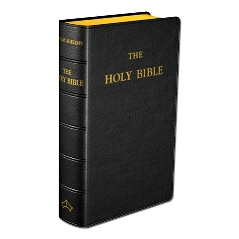 Bible: Black Leather Pocket