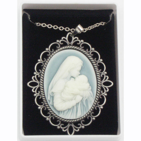 Mother's Kiss Cameo Necklace