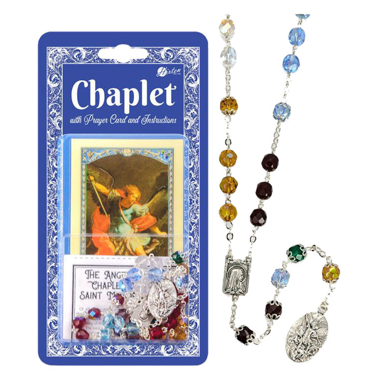 St. Michael Chaplet with Holy Card & Instructions