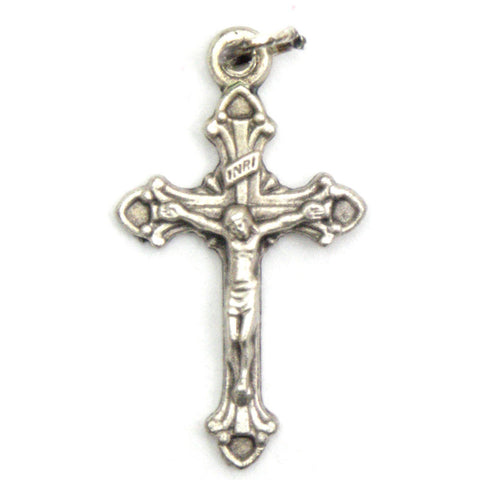 Crucifix: 1" Oxidized
