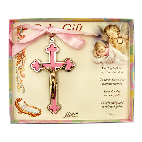 Baby Crucifix: Pink