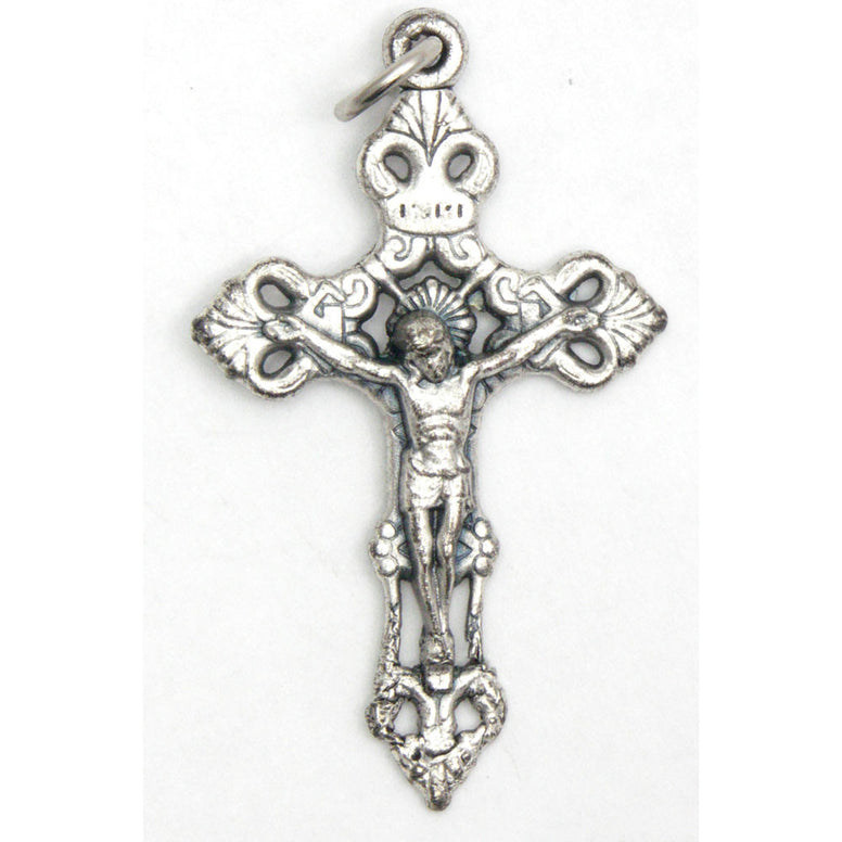 Fleur de Lis Crucifix: 1 5/8"