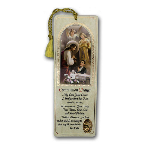 Boy's Communion Prayer Bookmark