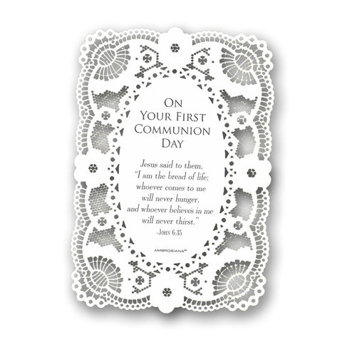 Deluxe Host & Chalice Holy Card