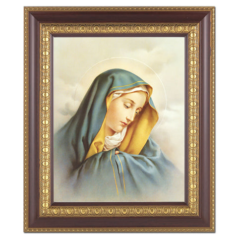 Our Lady of Sorrows: 11" x 13" Cherry Frame