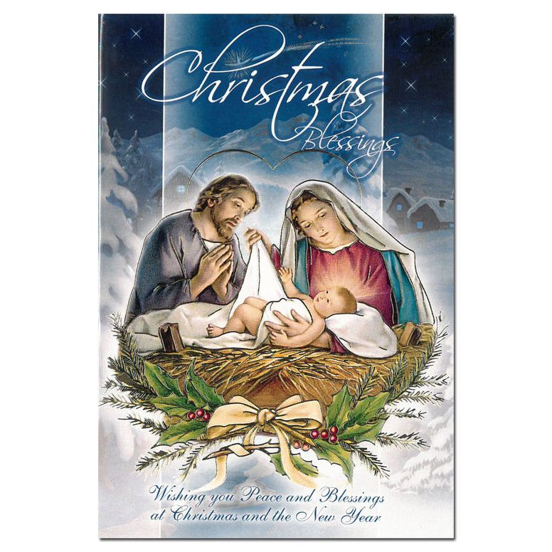 Christmas Blessings - single card