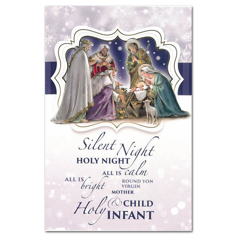 Christmas Nativity w/Magi - single card