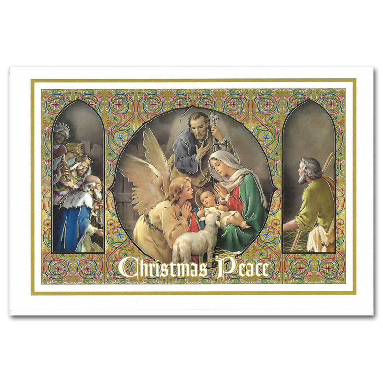 Framed Christmas Peace - Single Card