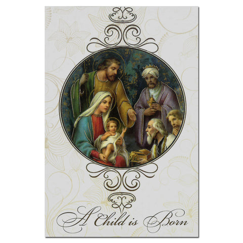 Holy Family with Magi - single card