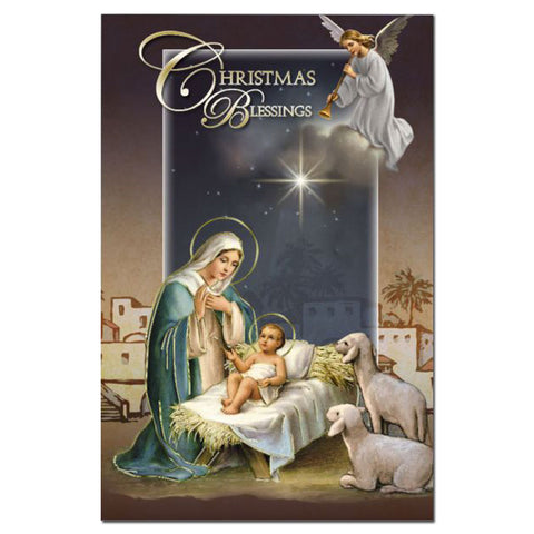 Christmas Blessings: single card