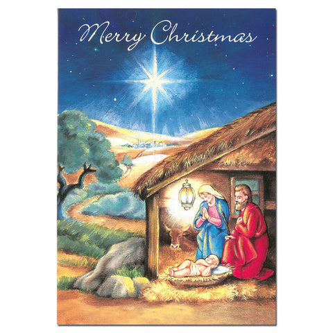 Merry Christmas: Glitter  - Single card