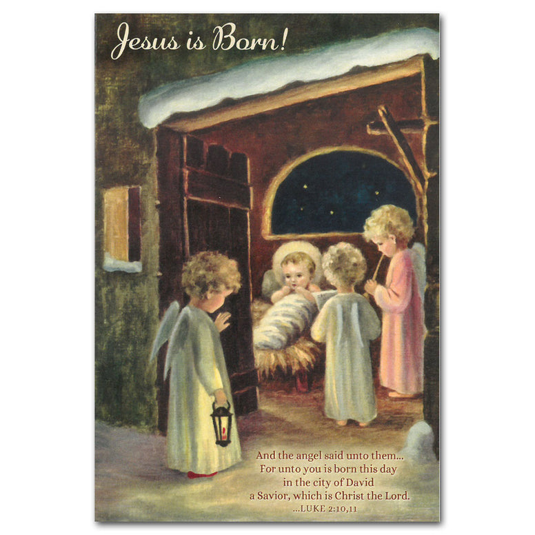 Jesus is Born - 6 cards with envelopes