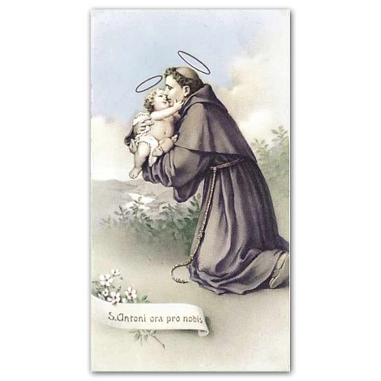 St. Anthony Holy Card