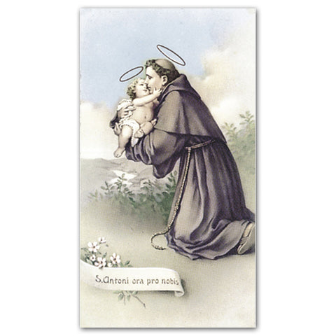 St. Anthony Holy Card