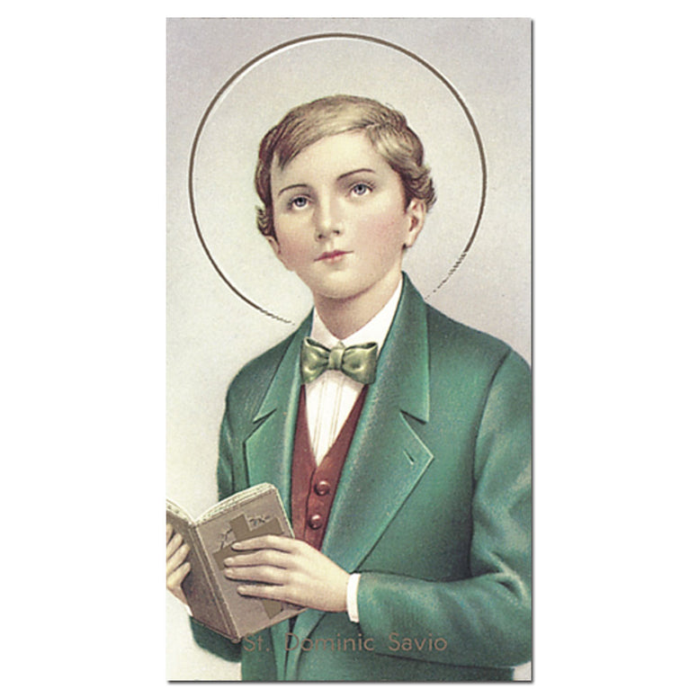 St. Dominic Savio Holy Card