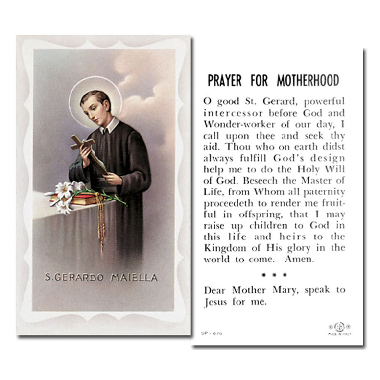 St. Gerard Holy Card