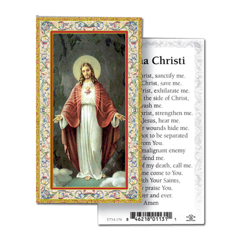 Anima Christi Holy Card