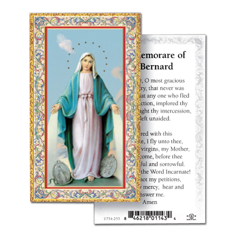 Our Lady of Grace Holy Card