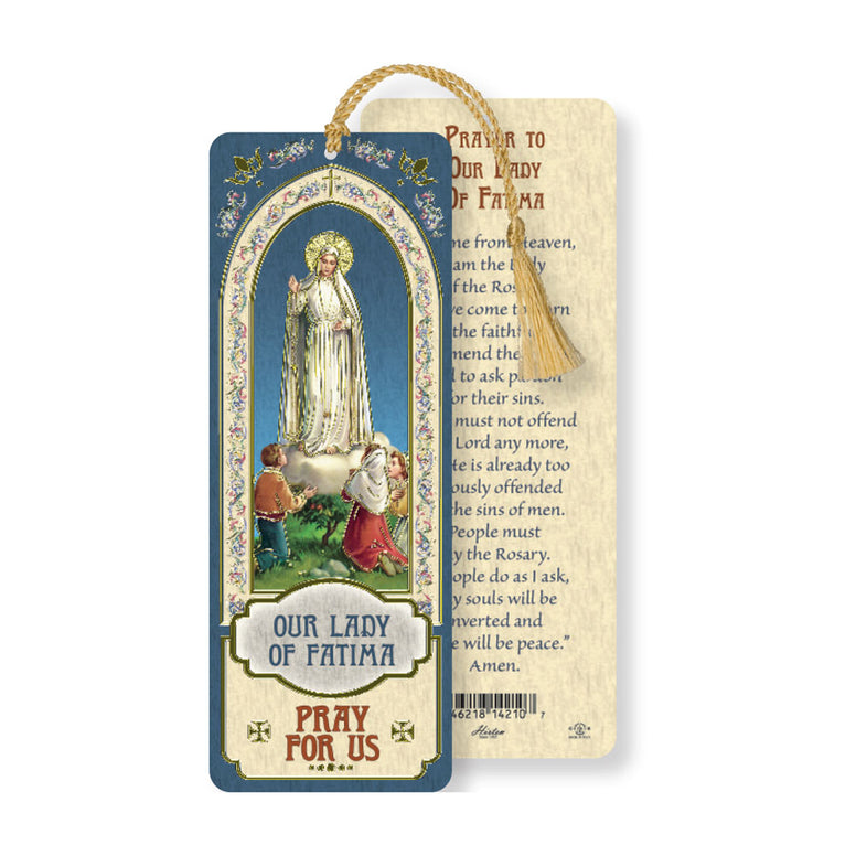 Laminated Bookmark: Our Lady of Fatima