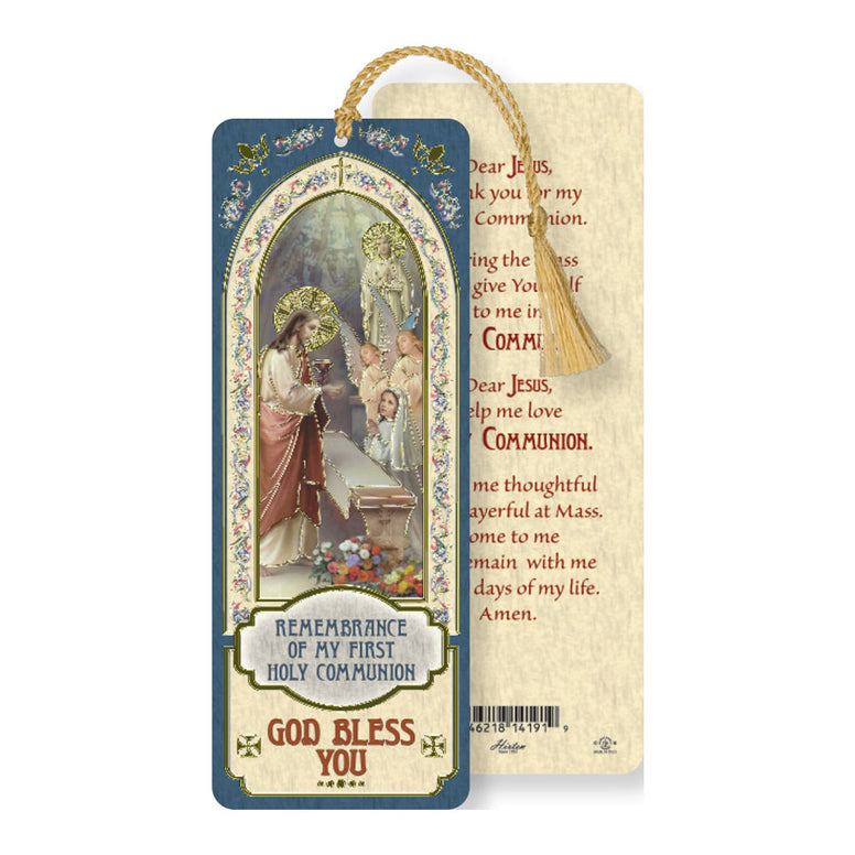 Laminated Bookmark: First Communion GIRL