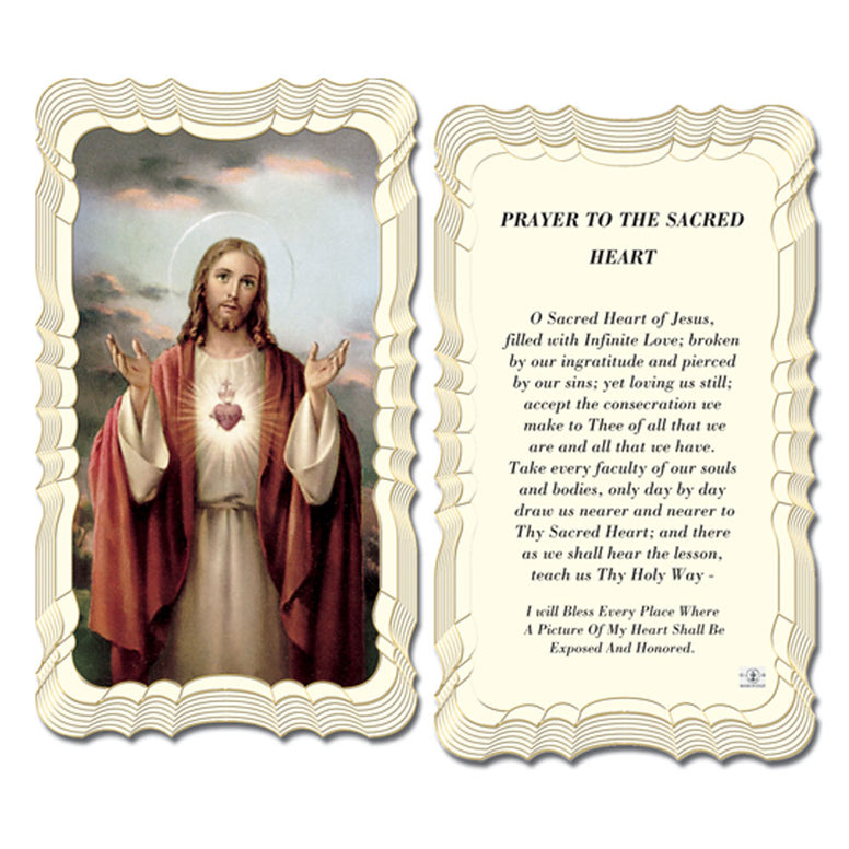 Sacred Heart Holy Card