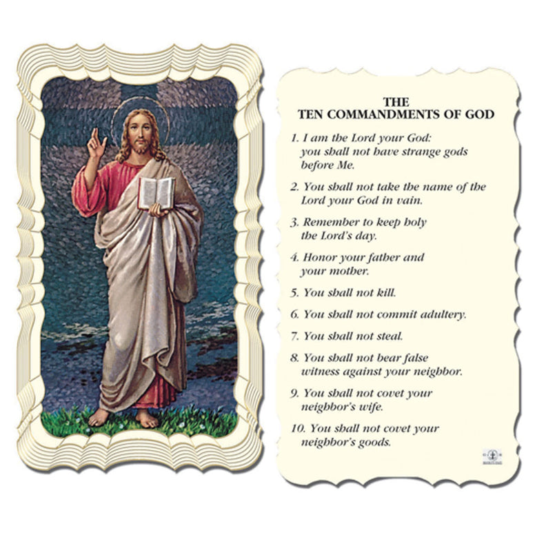 Jesus Blessing Holy Card