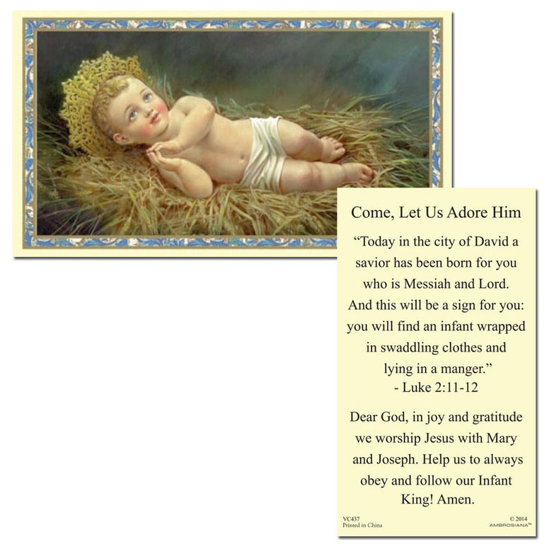 Christ Child Holy Card