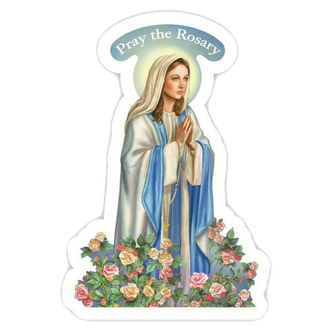 Pray the Rosary Auto Magnet