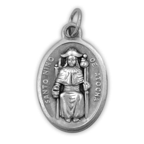 Silver Oxidized Die-Cast Divine Nino of Columbia Medal