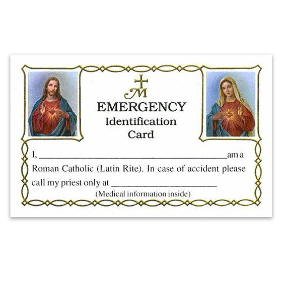 Emergency Identity Card
