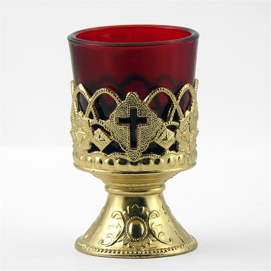 Cross Votive Candle Stand