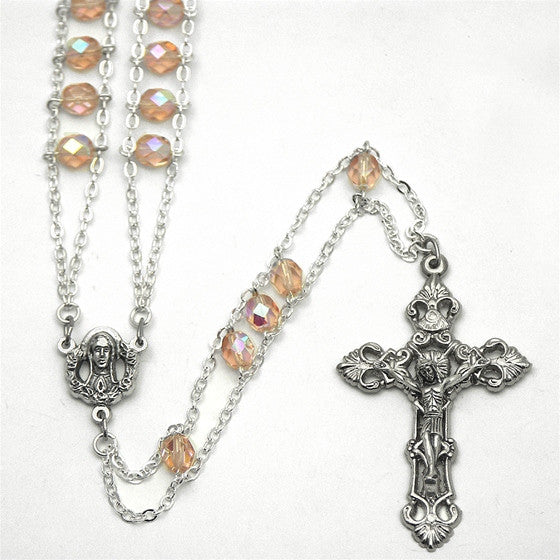Ladder Rosary: Pink