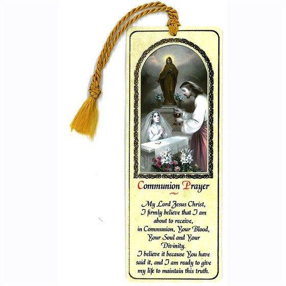 Girl Communion Bookmark