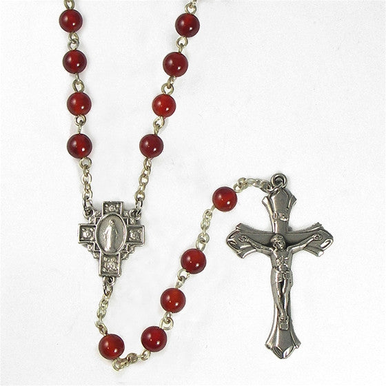 Red Agate Rosary