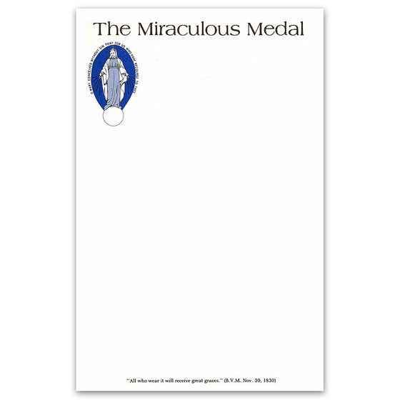 Miraculous Medal Stationery