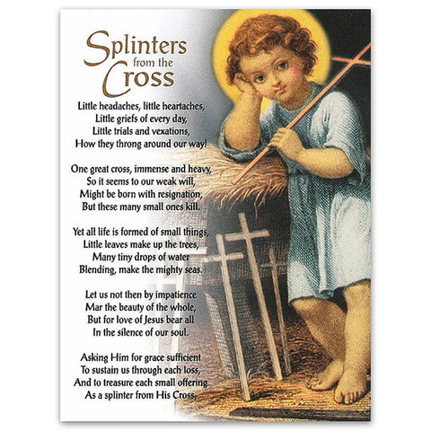 Splinters from the Cross Note Card