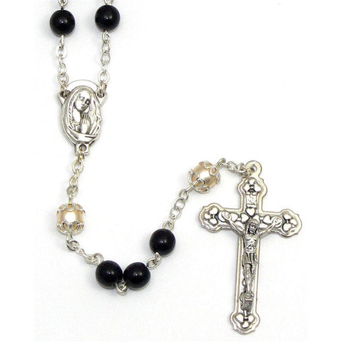 Black & Pearl Rosary
