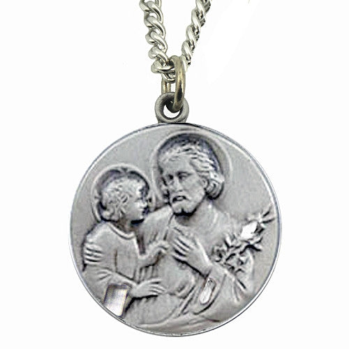 St. Joseph Medal: ¾" Sterling