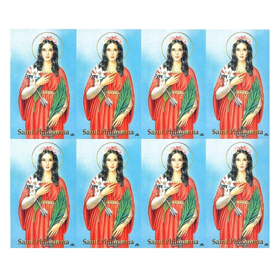St. Philomena Holy Cards #2