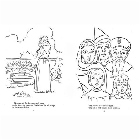 The Legend of St. Anthony Coloring Book