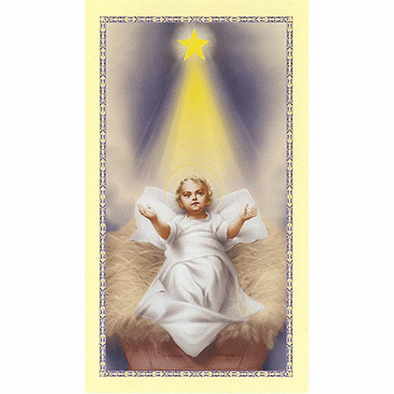 Prayer to Infant Holy Card