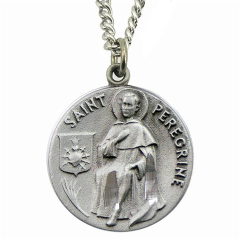 St. Peregrine Pewter Medal