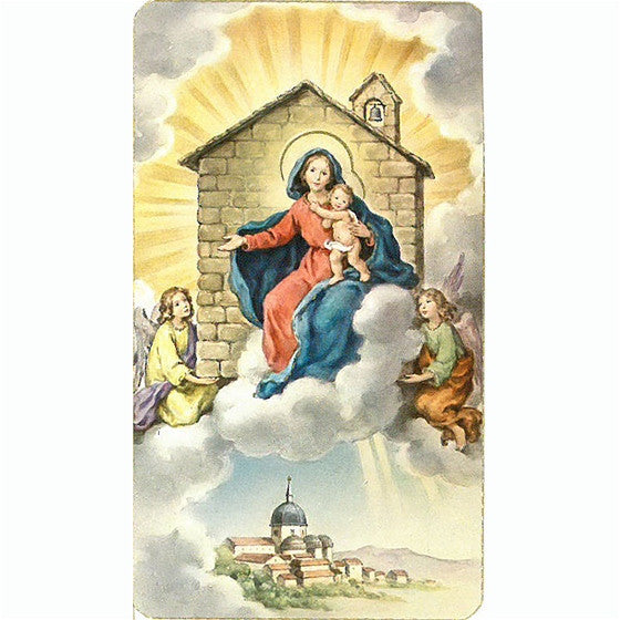 Our Lady of Loreto Holy Card