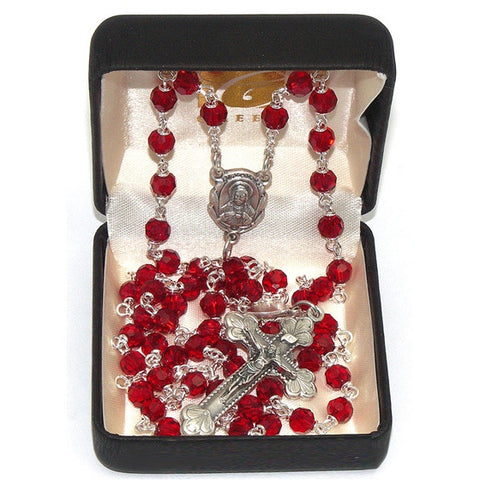 Vienna Collection Rosary: Ruby
