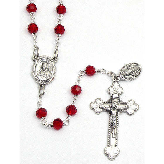 Vienna Collection Rosary: Ruby