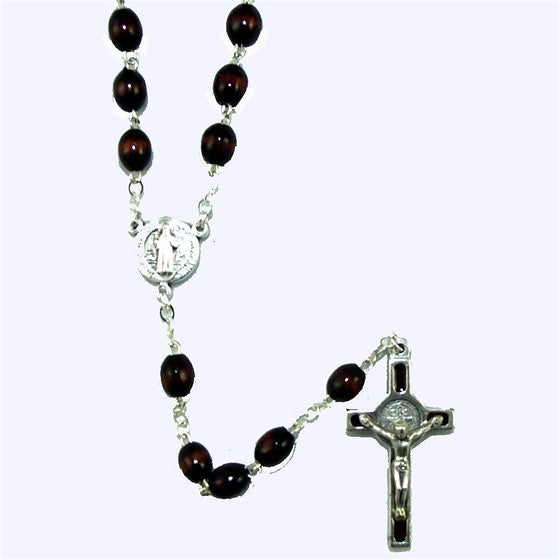 St. Benedict Wood Rosary